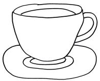 Teacup Coloring Page Free - Google Twit