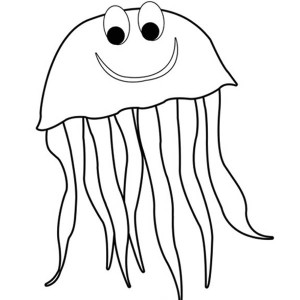 Jellyfish Coloring Page - Free Clipart Images
