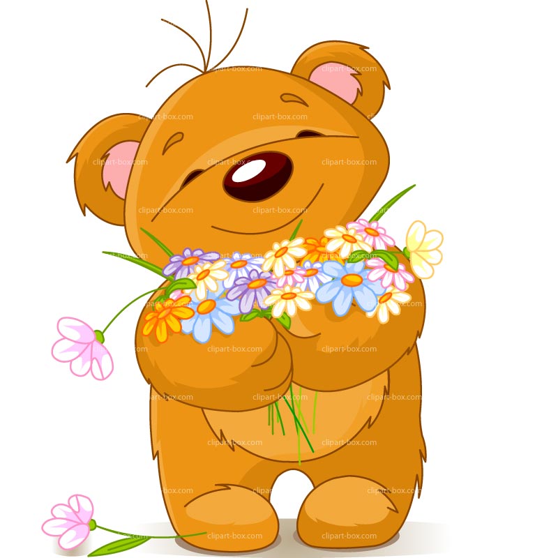 cute flower bears