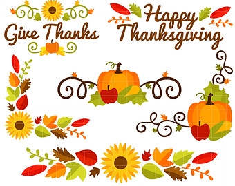 Happy Thanksgiving Banner Clipart
