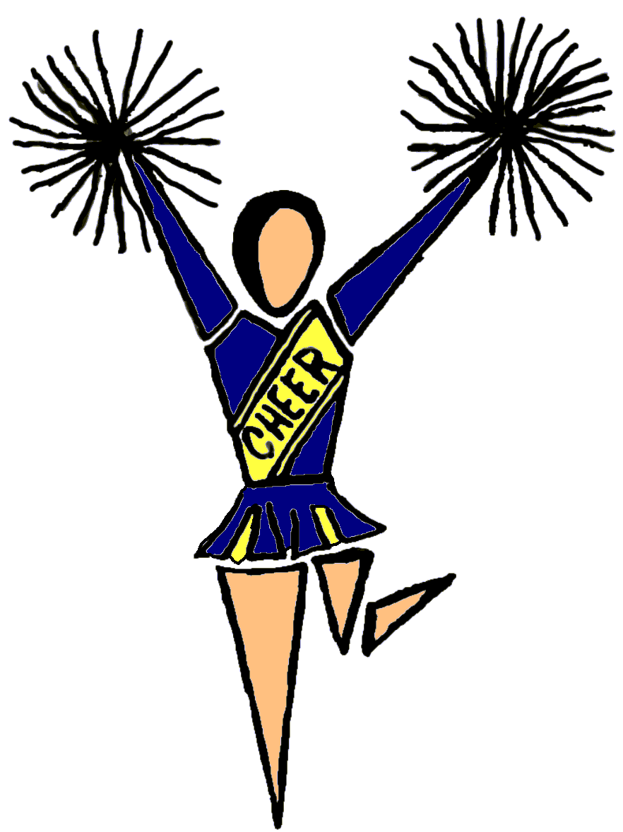 free animated clipart of cheerleaders - photo #30
