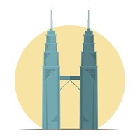 Petronas twin towers Vector Image - 1312062 | StockUnlimited