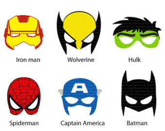 Printable Masks Superhero - ClipArt Best