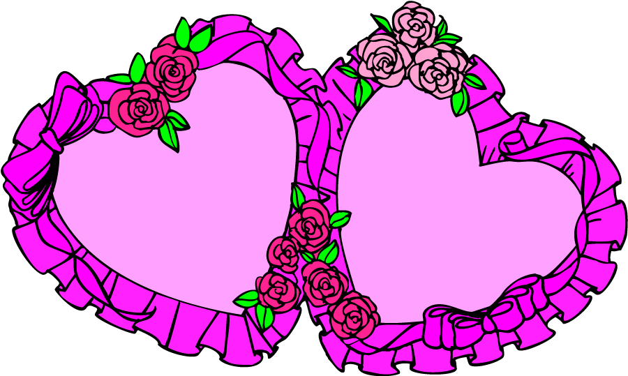 Hearts And Flowers Clipart