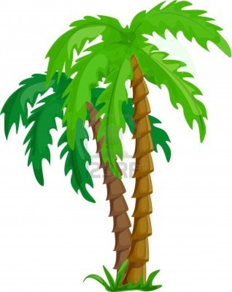 Palm Tree Border Clipart