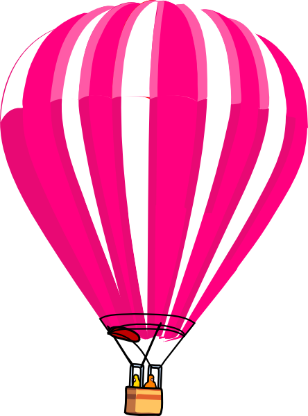 Hot Air Balloon Clip Art Outline - Free Clipart Images