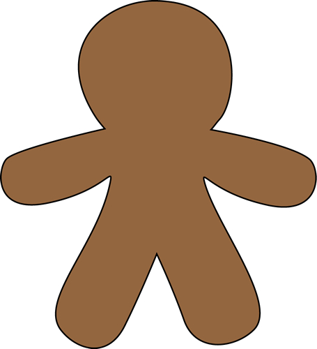 505 views Blank gingerbread man clipart
