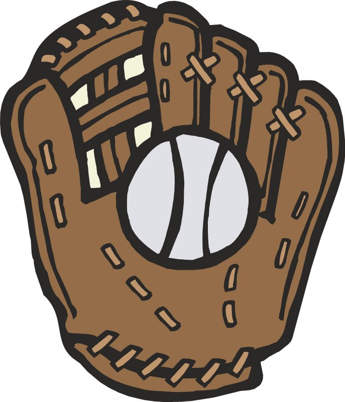 free clipart baseball glove - photo #10