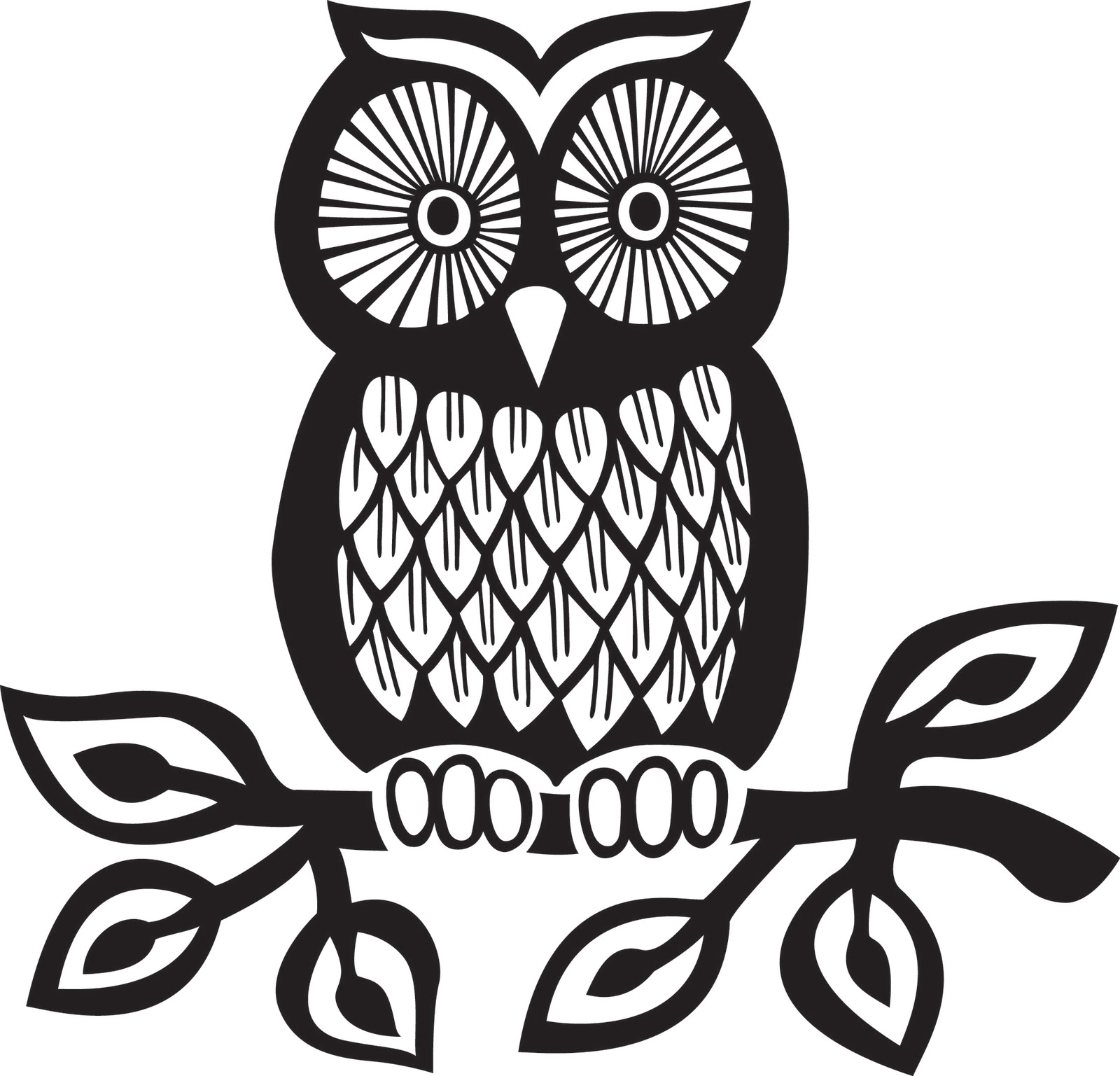 owl clip art outline - photo #50