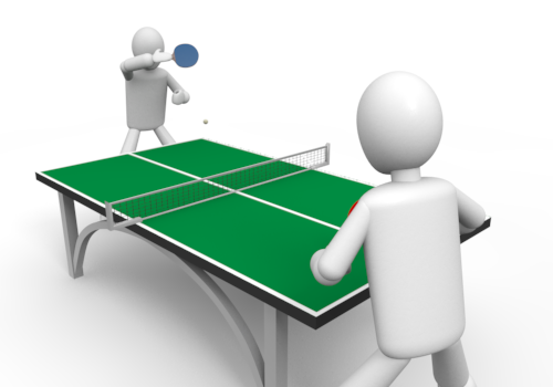 Image of Playing Table Tennis Clipart #8408, Ping Pong Clip Art ...