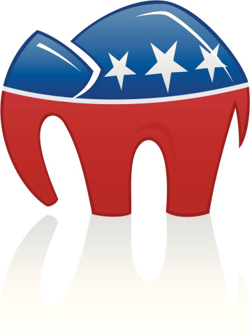 Republican Elephant Clip Art, Vector Images & Illustrations