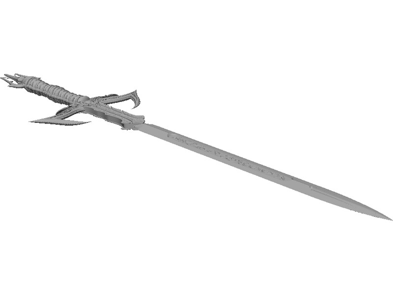 Medieval Sword 3D Model Download - 3D CAD Browser