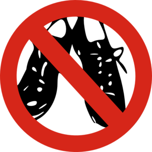 No Shoes Allowed Sign - ClipArt Best