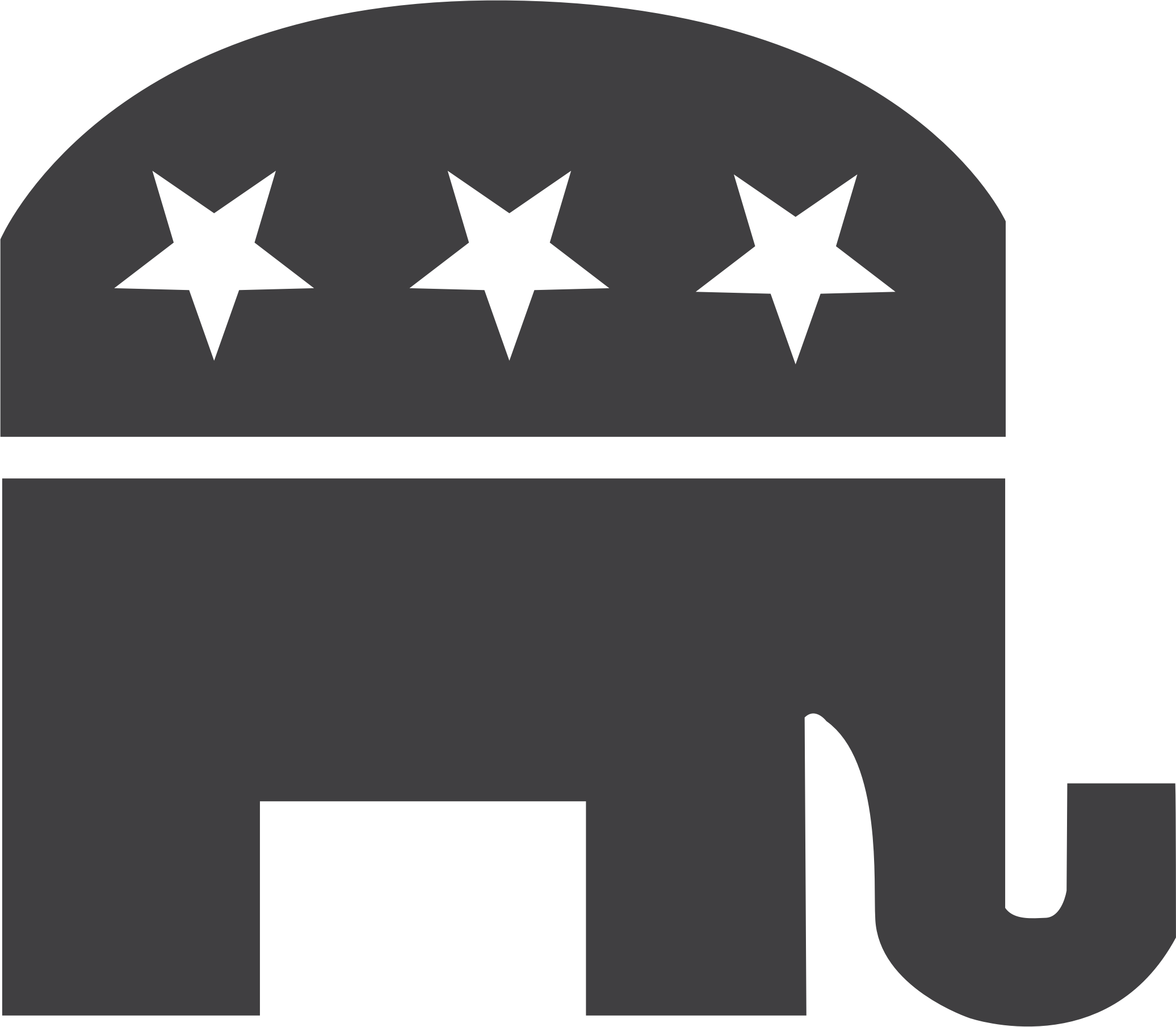 Clipart - republican symbol