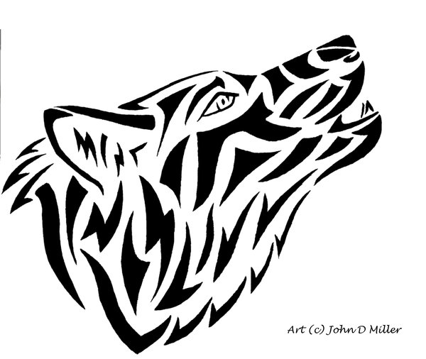Howling abstract style by jmillart on DeviantArt