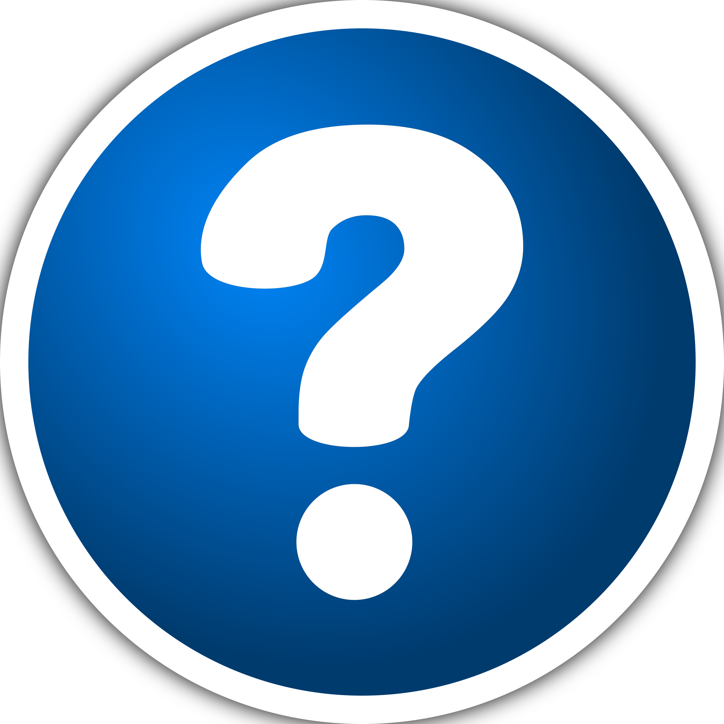 Icon question mark clipart