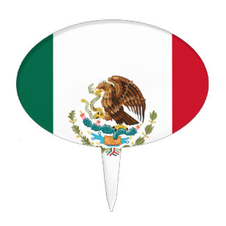 Mexican Flag Cake Toppers | Zazzle