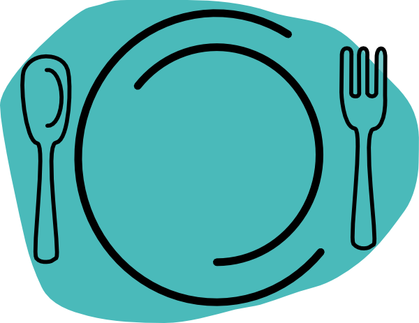 Empty Plate Clipart