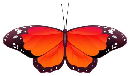 Red Butterfly Images - ClipArt Best