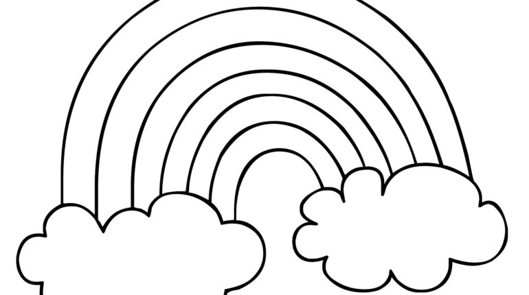 Rainbow Coloring Pages 24 Photo Gallery - GFT Coloring • 7824
