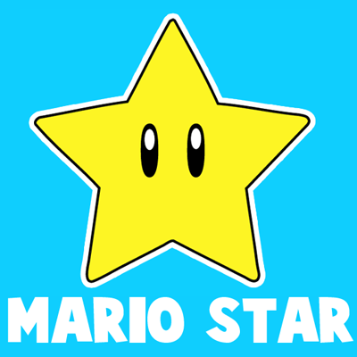 How to Draw the Star from Nintendo's Super Mario Bros. with Easy ...