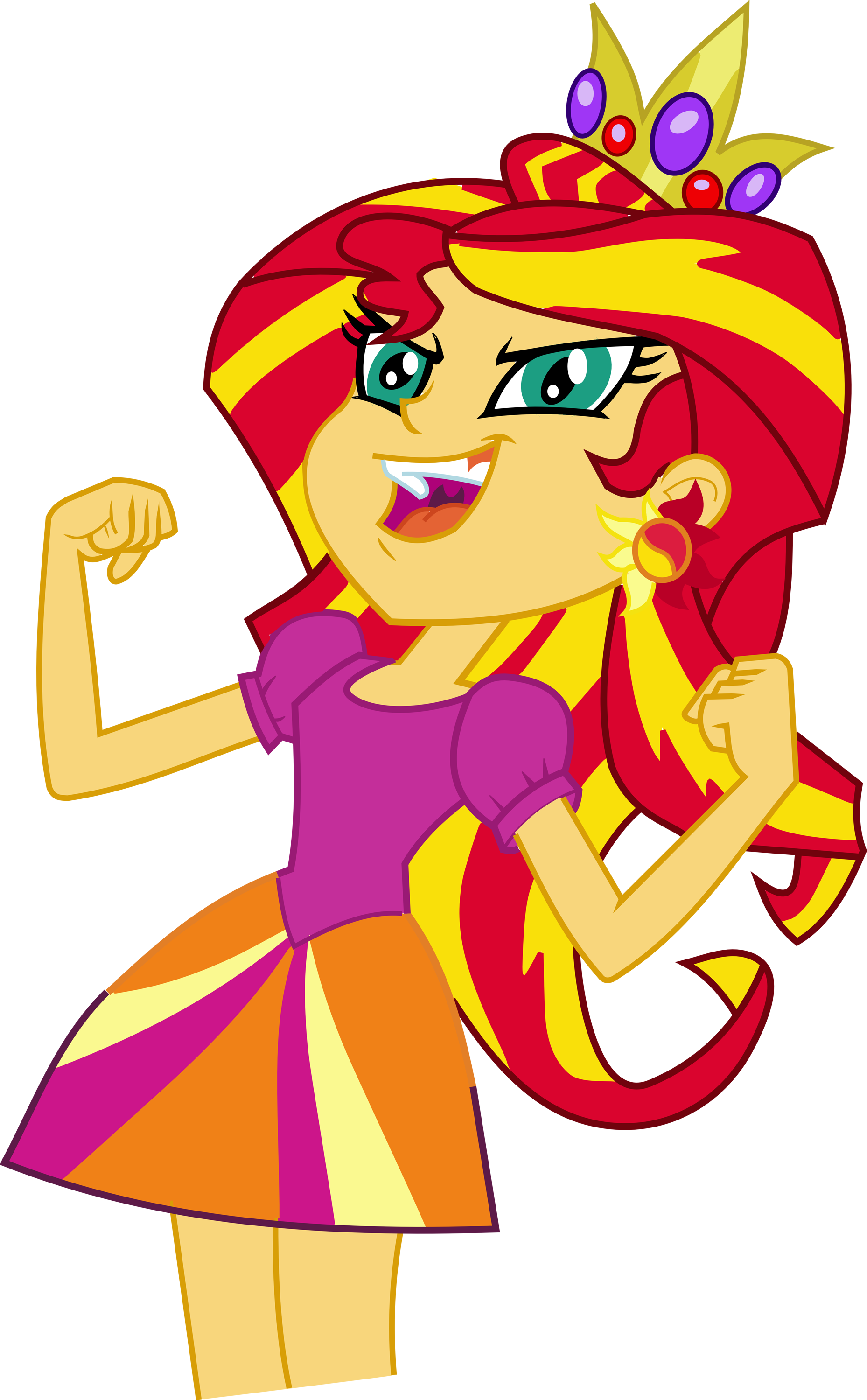Image - Sunset Shimmer by That1MegaLeaFan.png | My Little Pony Fan ...