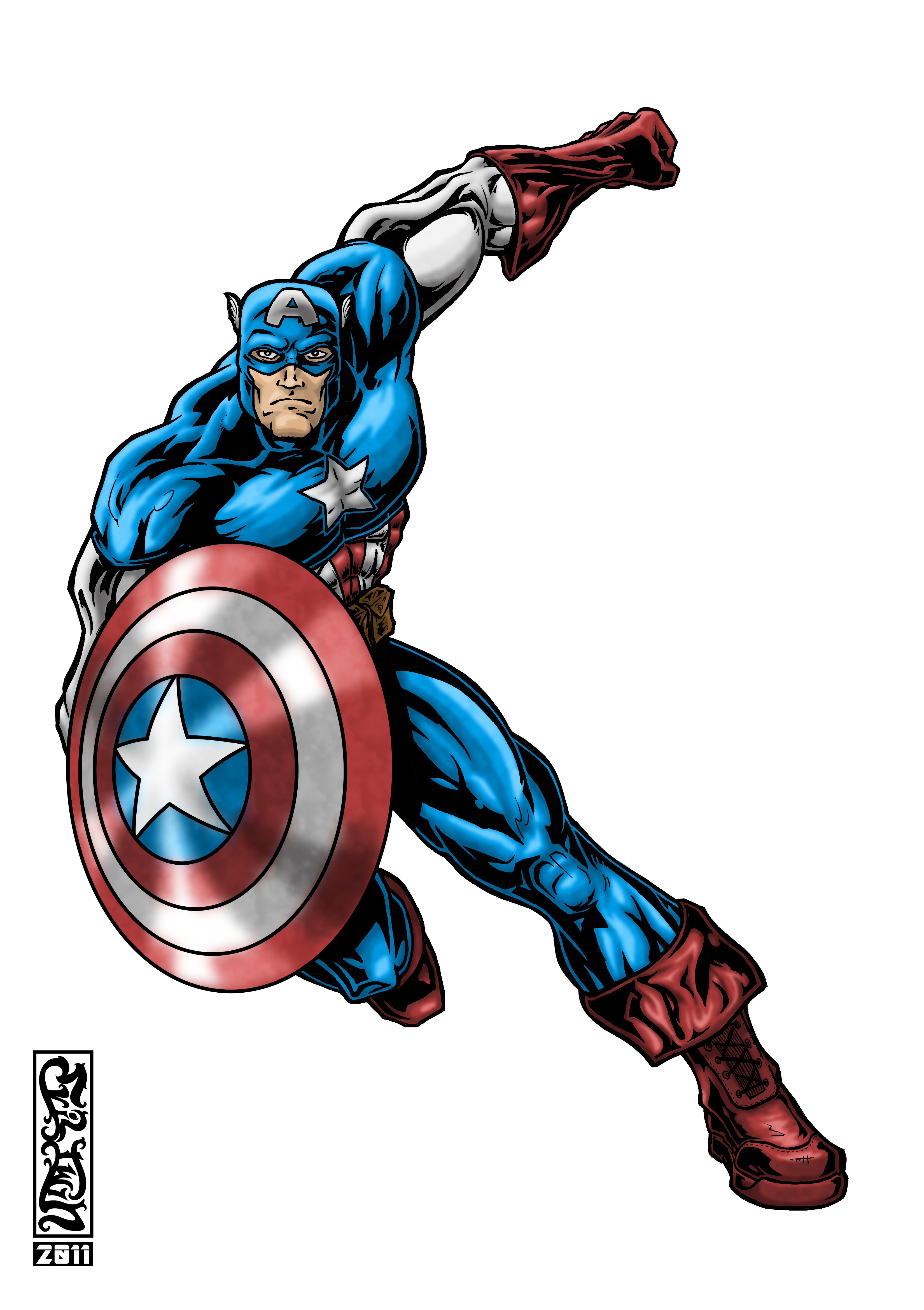 Captain America by THExEVILxTW1N on DeviantArt