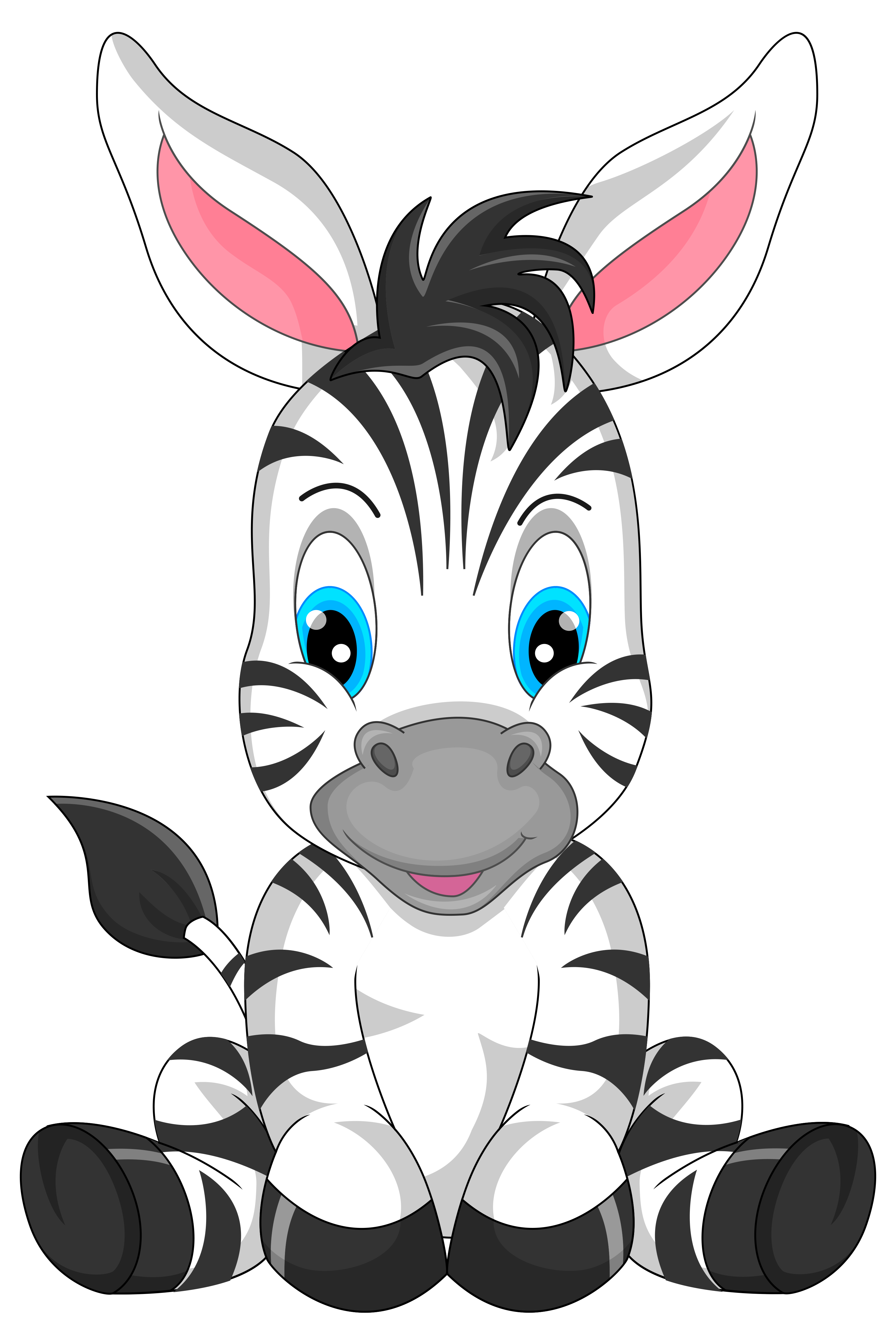 Cute Zebra Cartoon PNG Clipart Image - ClipArt Best - ClipArt Best