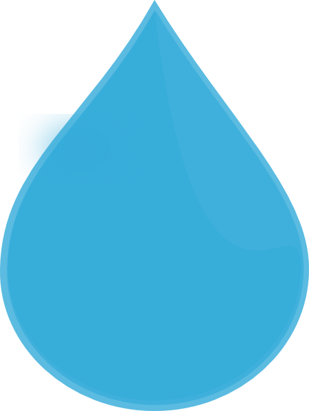 Water drop symbol clipart