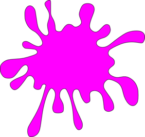 Pink Splat clip art - vector clip art online, royalty free ...