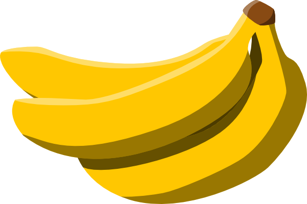 Bananas clip art Free Vector