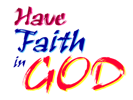 Have Faith in God 2 -- Free Christian Clipart