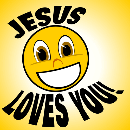 Happy Face: Jesus Loves You! - Free Christian Art