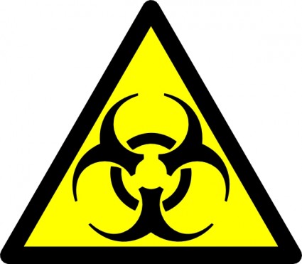 Orange Biohazard Symbol - ClipArt Best