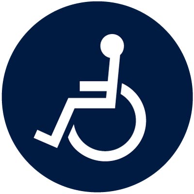 WC graphic signage, disabled | Häfele UK Ltd