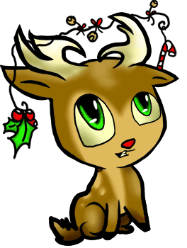 Image - Chibi-reindeer-cartoon-deer-1350left.gif - Austin & Ally Wiki