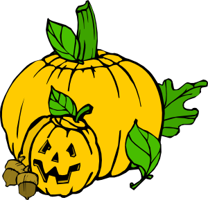 Pumpkins Colour clip art - vector clip art online, royalty free ...