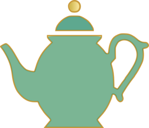 Tea Pot Green Clip Art - vector clip art online ...