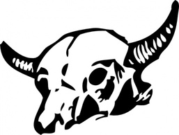 head_dead_skull_bones_farm_cow ...