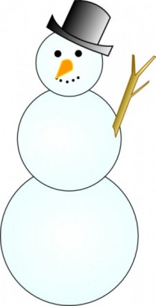 Another Snowman clip art | Download free Vector