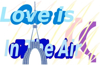 Download E Card Love Is In The Air La Tour Eiffel Tower Aug clip ...