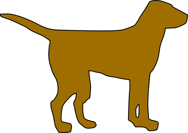Dog Silhouette clip art - vector clip art online, royalty free ...