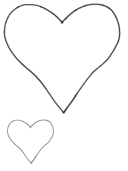 Heart Shapes - Heart Patterns for Applique - FreeApplique.com