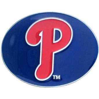 MLB Philadelphia Phillies Logo Belt Buckle, Medium ...