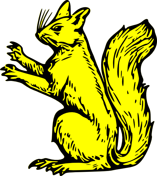 Squirrel clip art Free Vector
