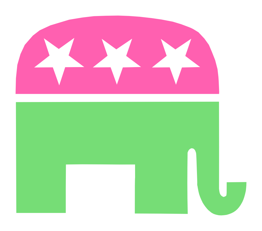 preppy republican elephant SVG