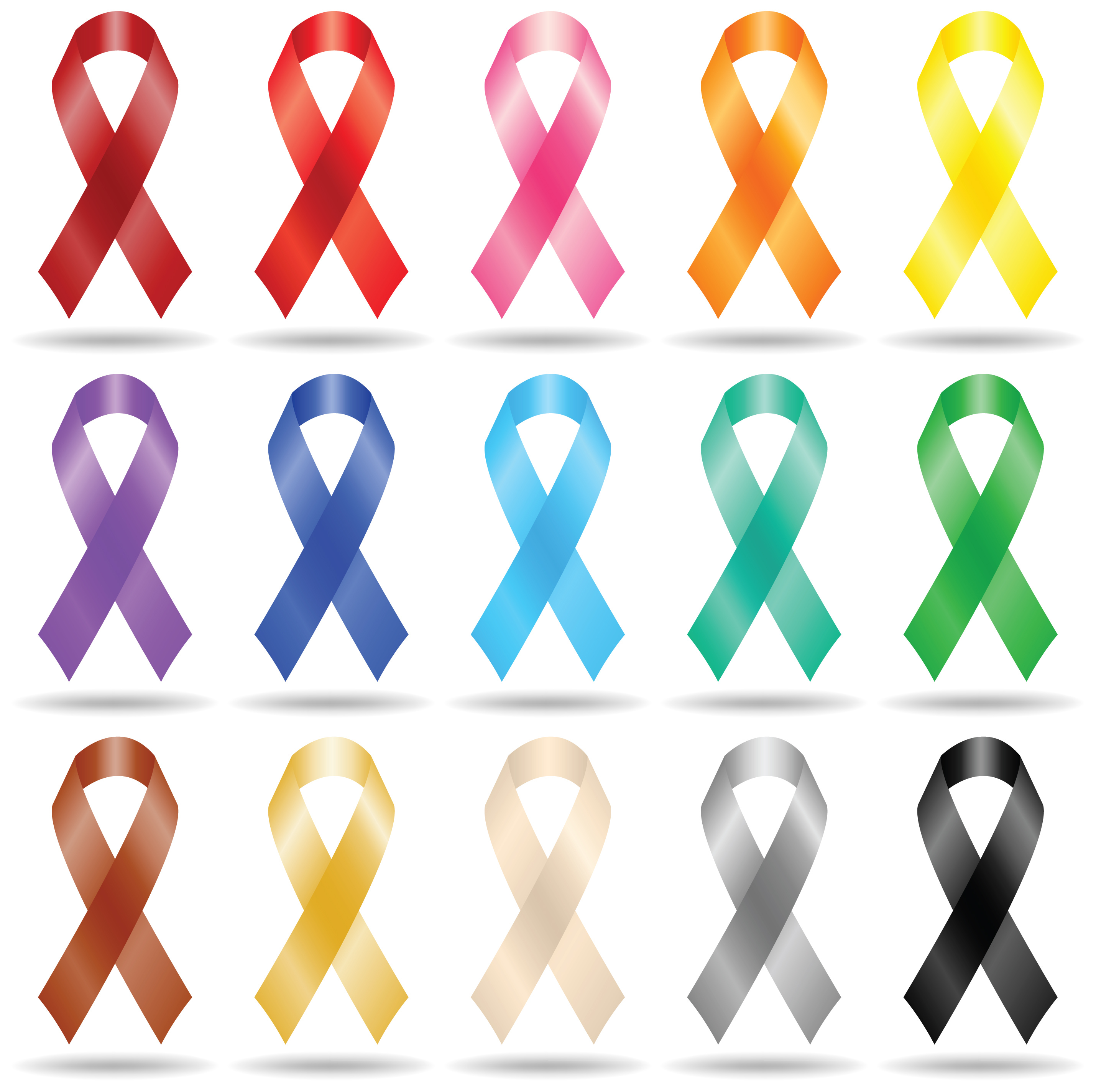 Cancer Ribbons - Which Color for Which Cancer?