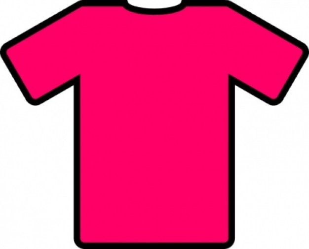 Pink T Shirt clip art | Download free Vector