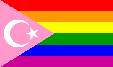 Gay Pride / Rainbow Flag religious variants