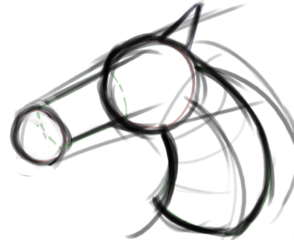 How To Draw A Horse Head | KalaaLog